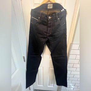 Naked & Famous - Kakishibu Selvedge Denim, Skinny Guy, 38x36 (Tall)